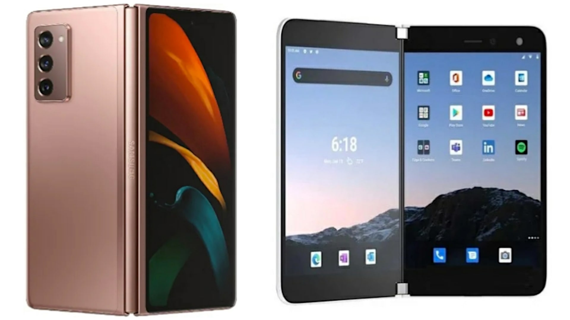 Read more about the article SAMSUNG Galaxy Z Fold 2 5G vs MICROSOFT Surface Duo Comparison