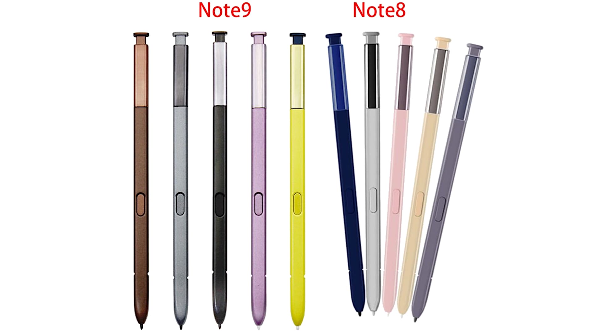 Samsung Galaxy Note VS Note 8 Pens