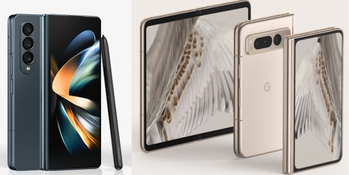 Read more about the article SAMSUNG Galaxy Z Fold 4 VS GOOGLE Pixel Fold Comparison